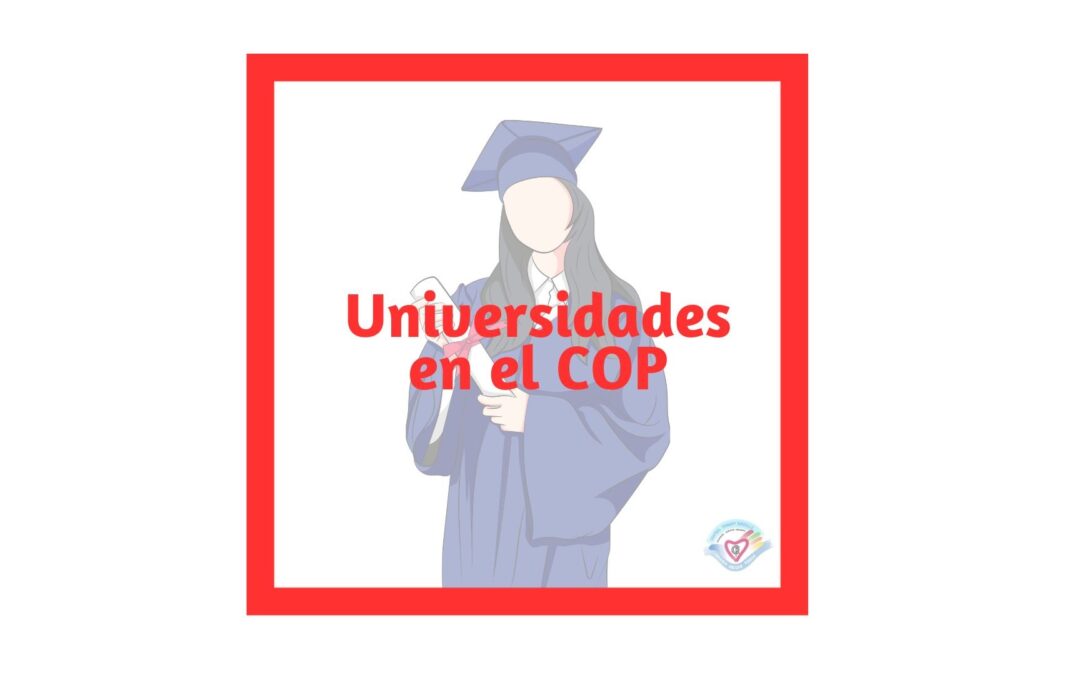 Universidades en el COP