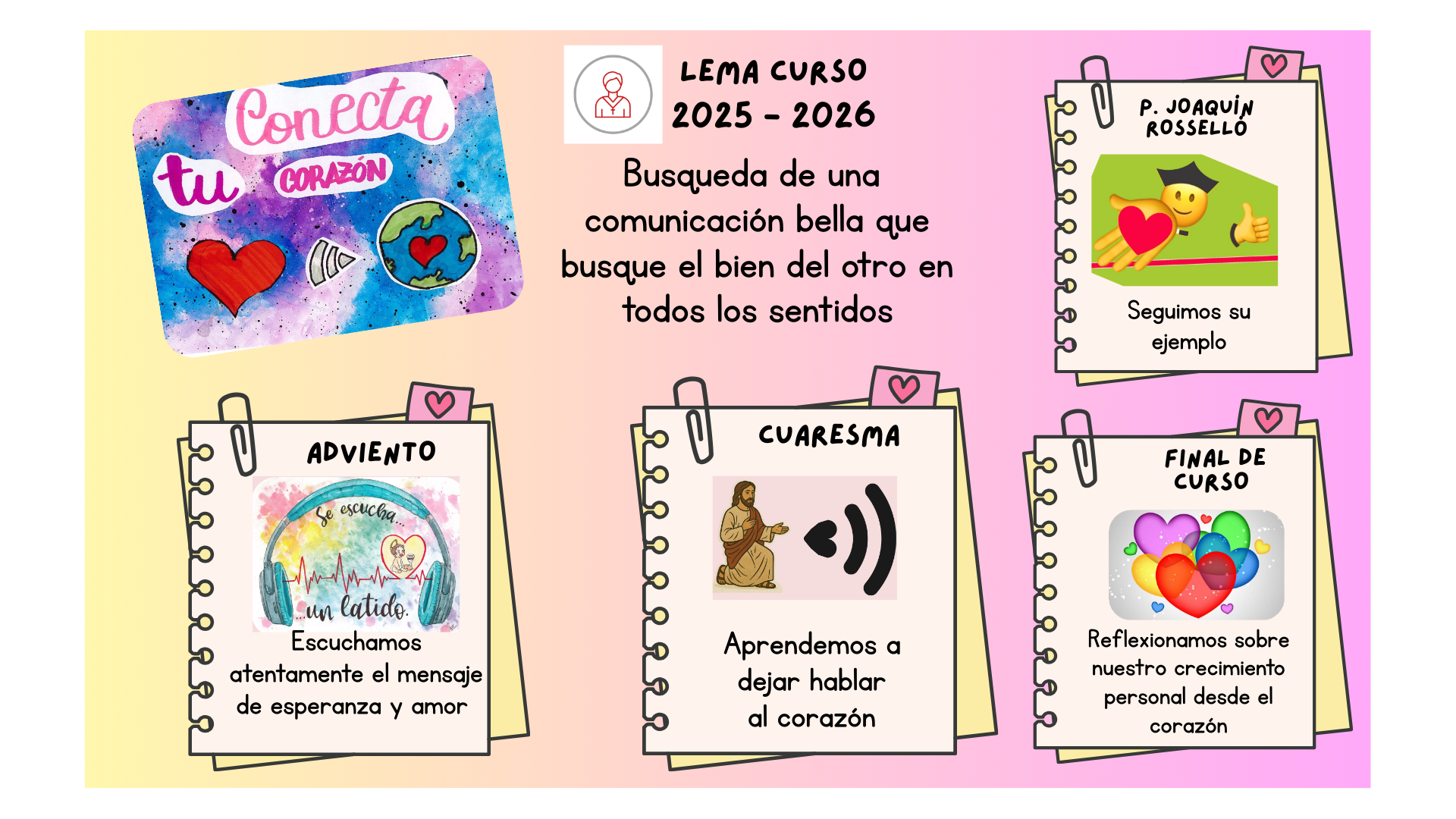 LEMA EVANGELIZACIÓN CURSO 2025-2026