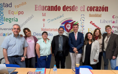 Visita del Obispo auxiliar de Madrid